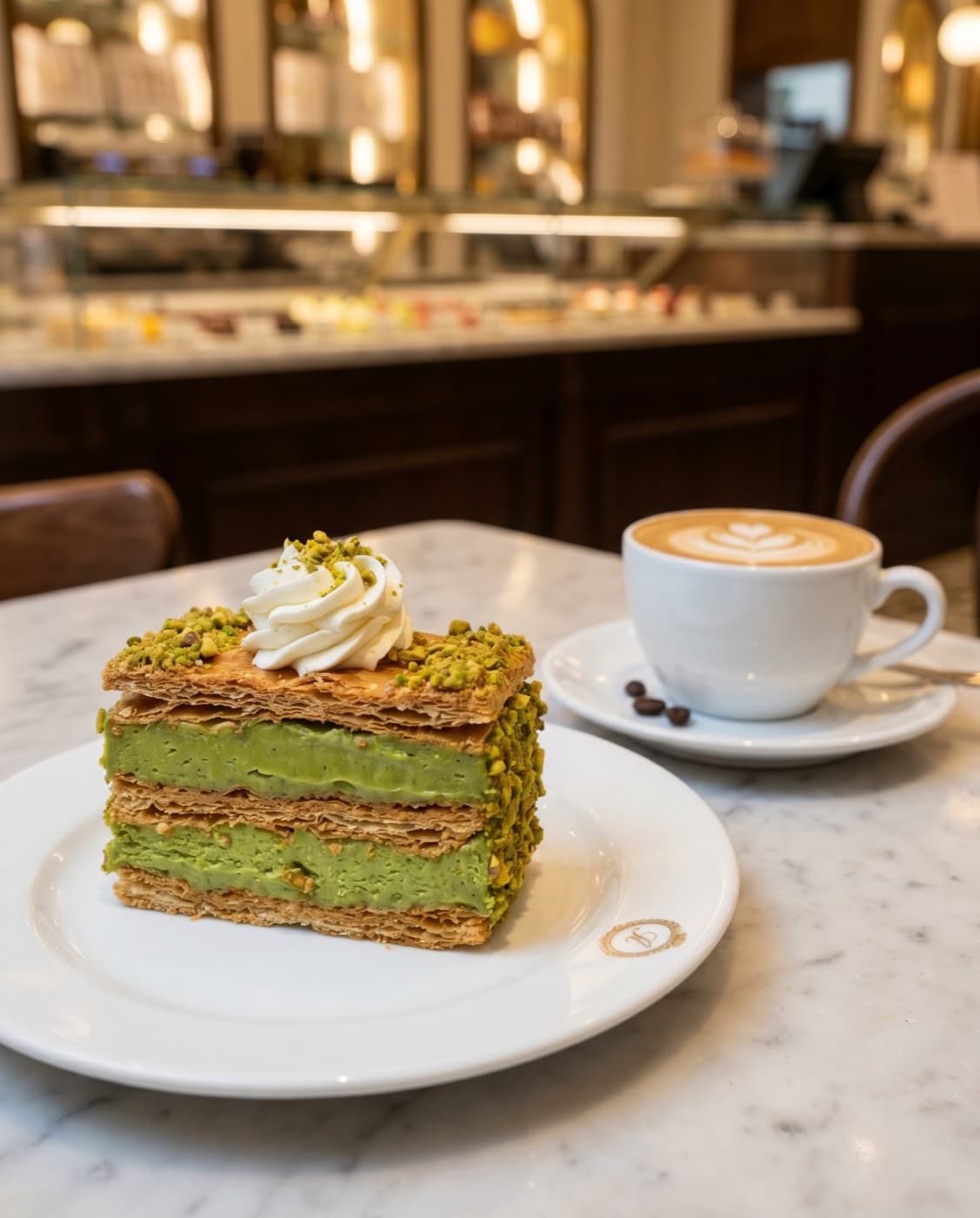 Pistachio Mille-Feuille